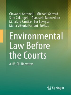 cover image of Environmental Law Before the Courts